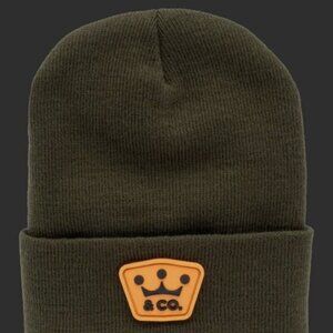 Scotty Cameron Cameron Crown & CO Beanie Olive/Yellow /Black - NEW